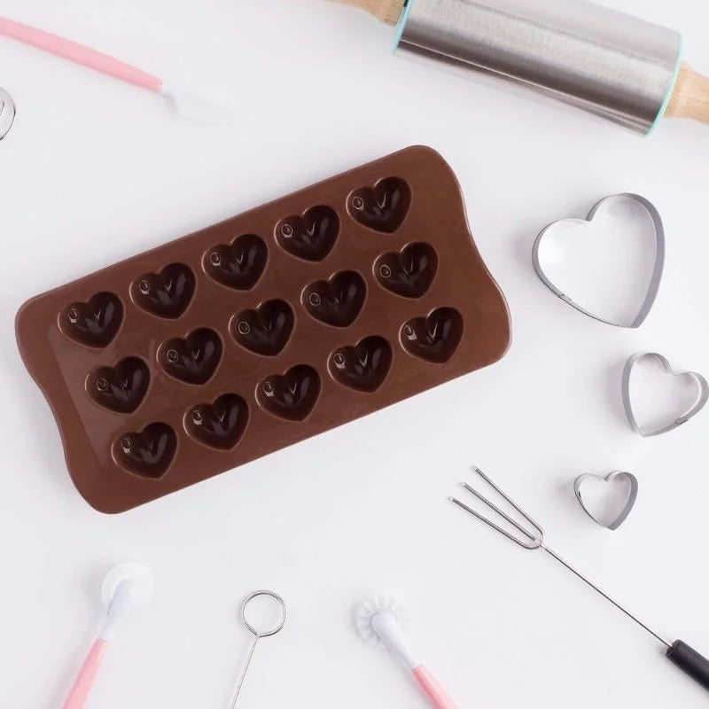 Silicone Chocolate Molds Shapes | Non-Stick Candy & Cake Making Mold for Kids & Adults | Random Shapes