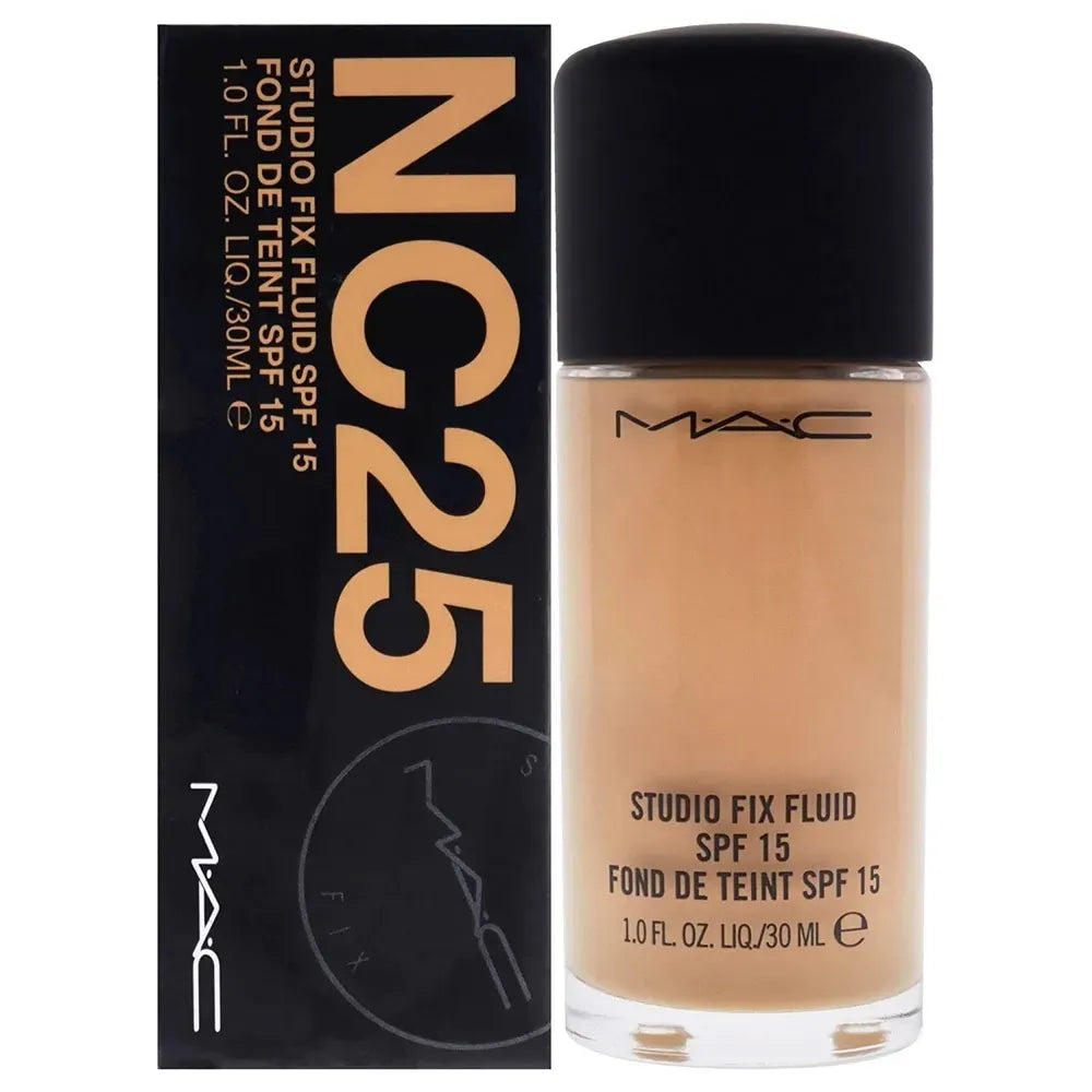 Matte Liquid Foundation with SPF15 β | Full Coverage, Long-Lasting - NC 25