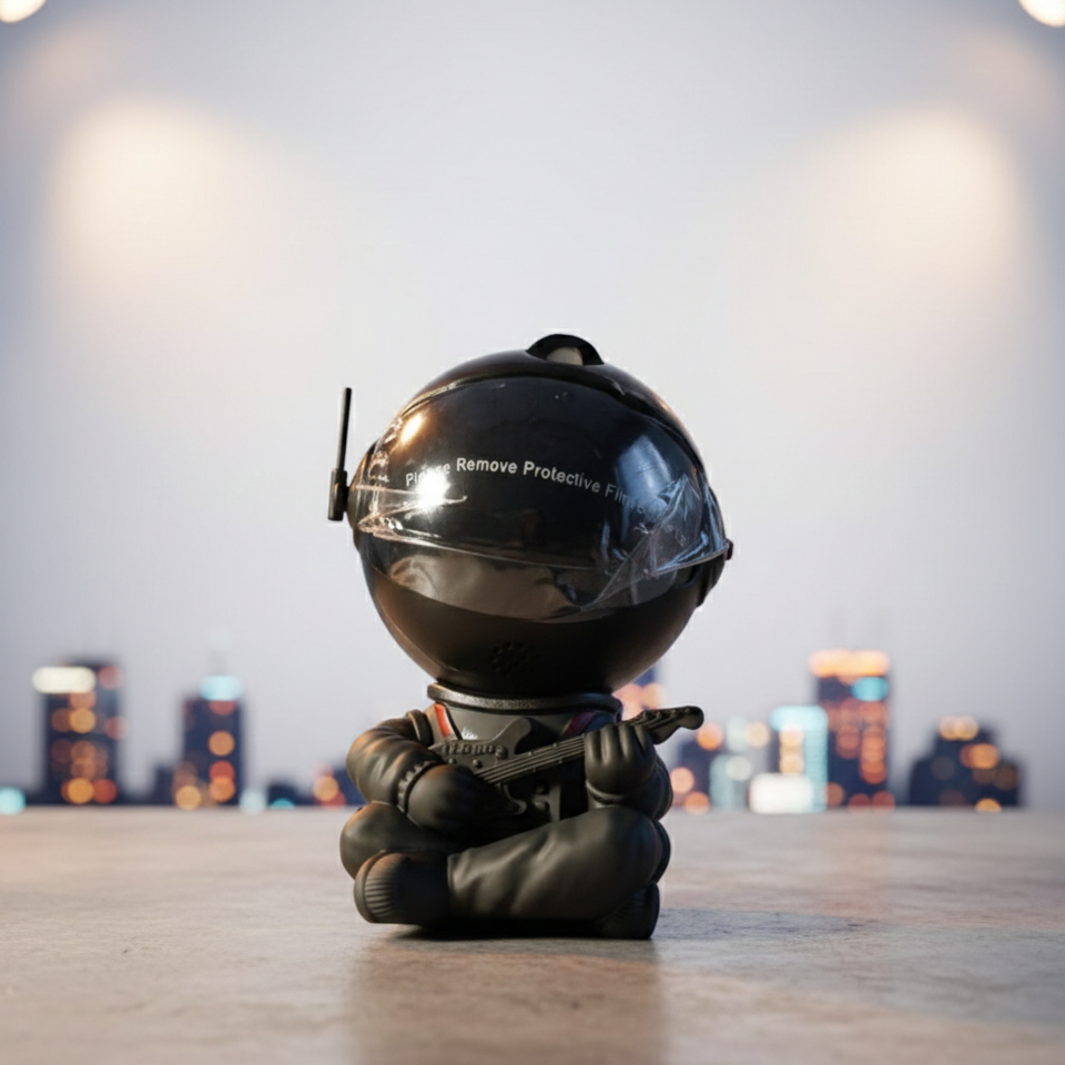 Astronaut Starry Sky Galaxy Projector Rotating Nebula Night Light with Remote Control & Timer for Kids Room & Home Decor (White)