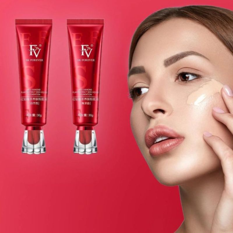 FV Liquid Foundation | Full Coverage, Matte Finish, Long-Lasting Makeup | 30g