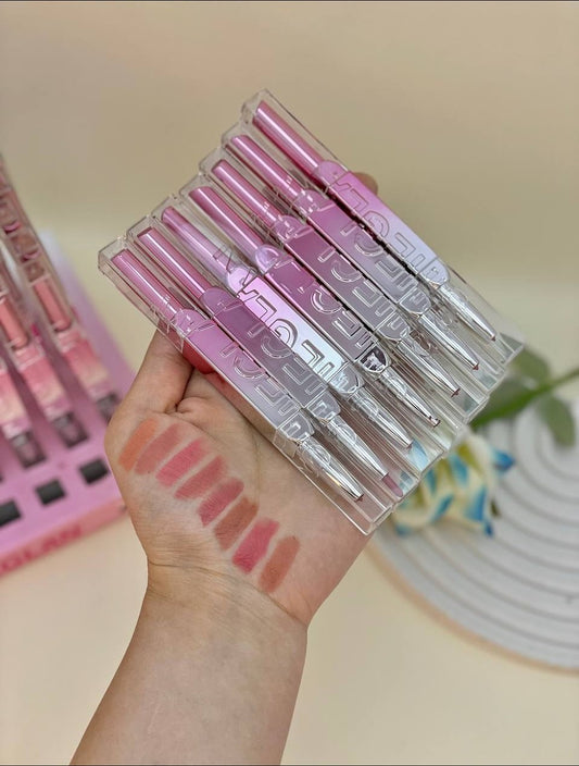 Sighelan 2 In 1 Lipstick And Lip Liner Providing Smooth Application Rich Color Comfortable Use - Shades of Nude