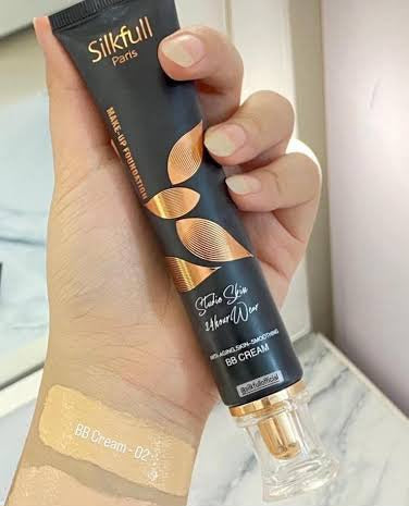 1 Piece Silkfull Tube MakeUp Foundation Waterproof | Best Quality Long-Lasting Foundation Makup Foundation 15g - Ivory